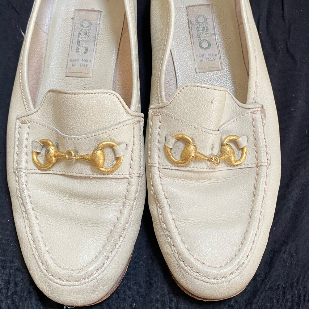 GALO horsebit chain womens loafers